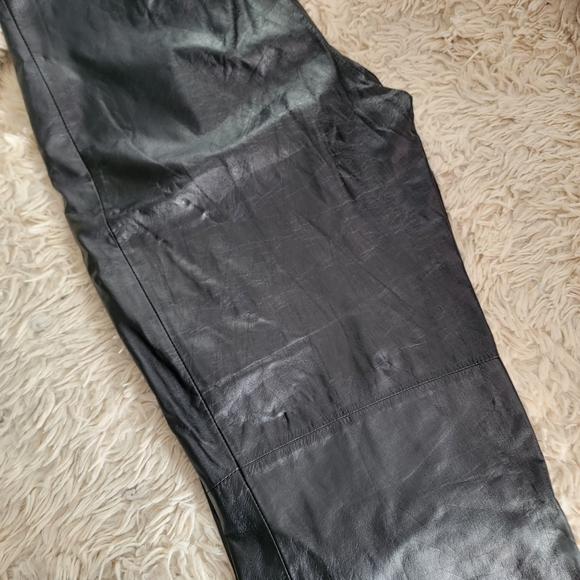 Vintage leather pants - Picture 7 of 8